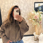 SOPHIE SUEDINE BOMBER