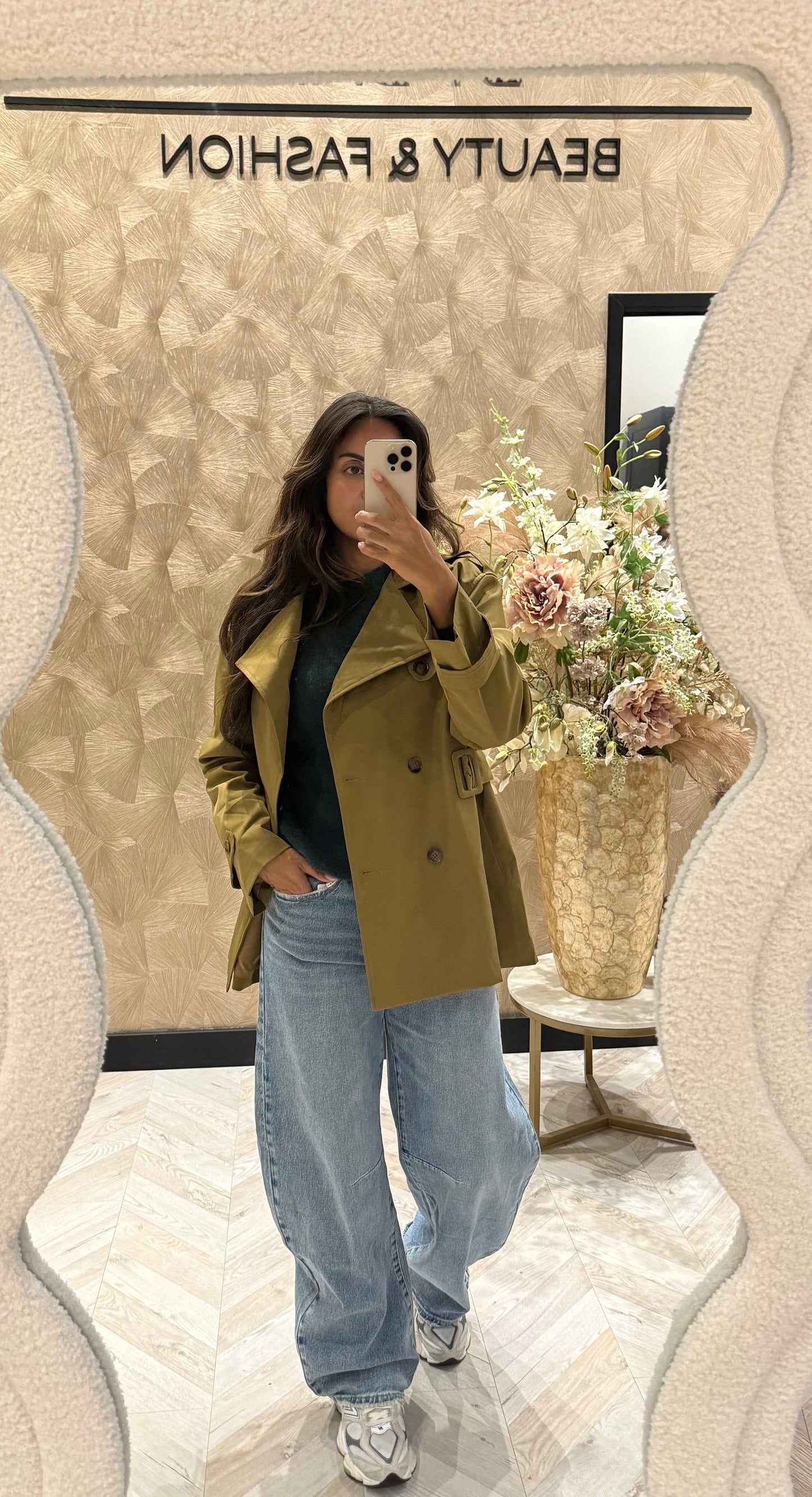 Demi Trenchcoat olive green