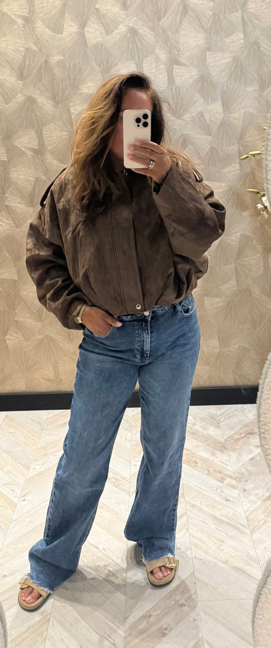 SOPHIE SUEDINE BOMBER