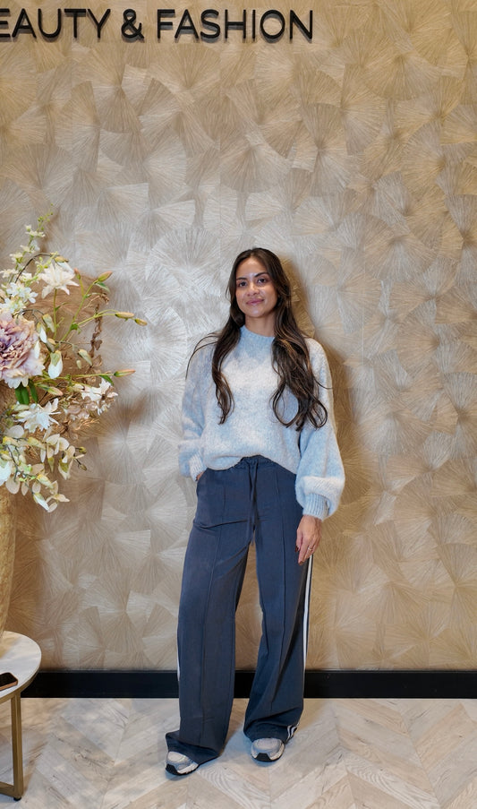 Lara broek bies grijs