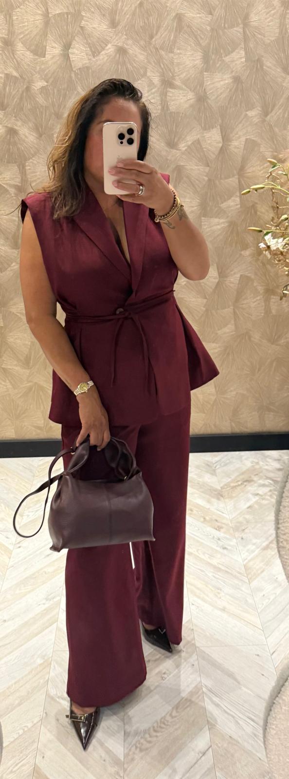 Fenny  bordeaux tas