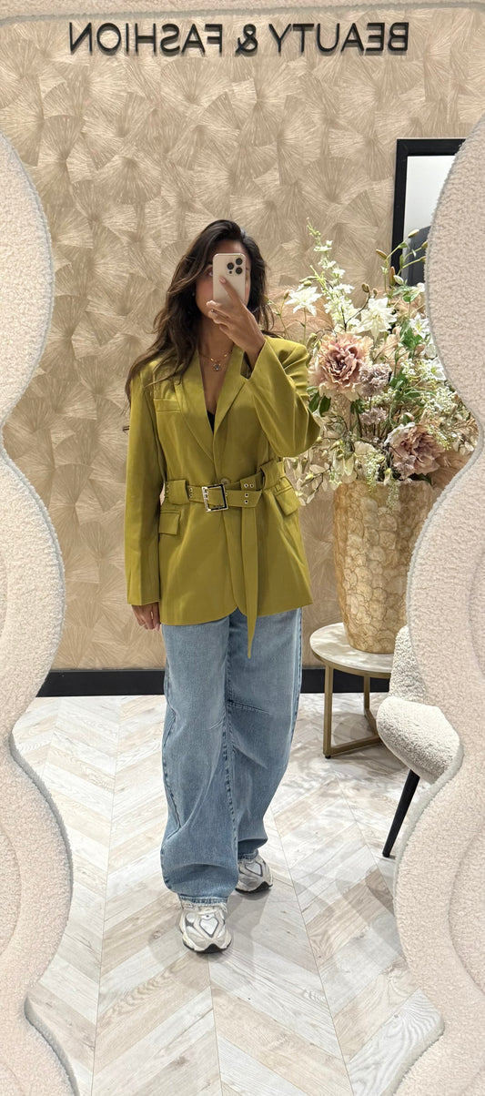 Cherell blazer olive green