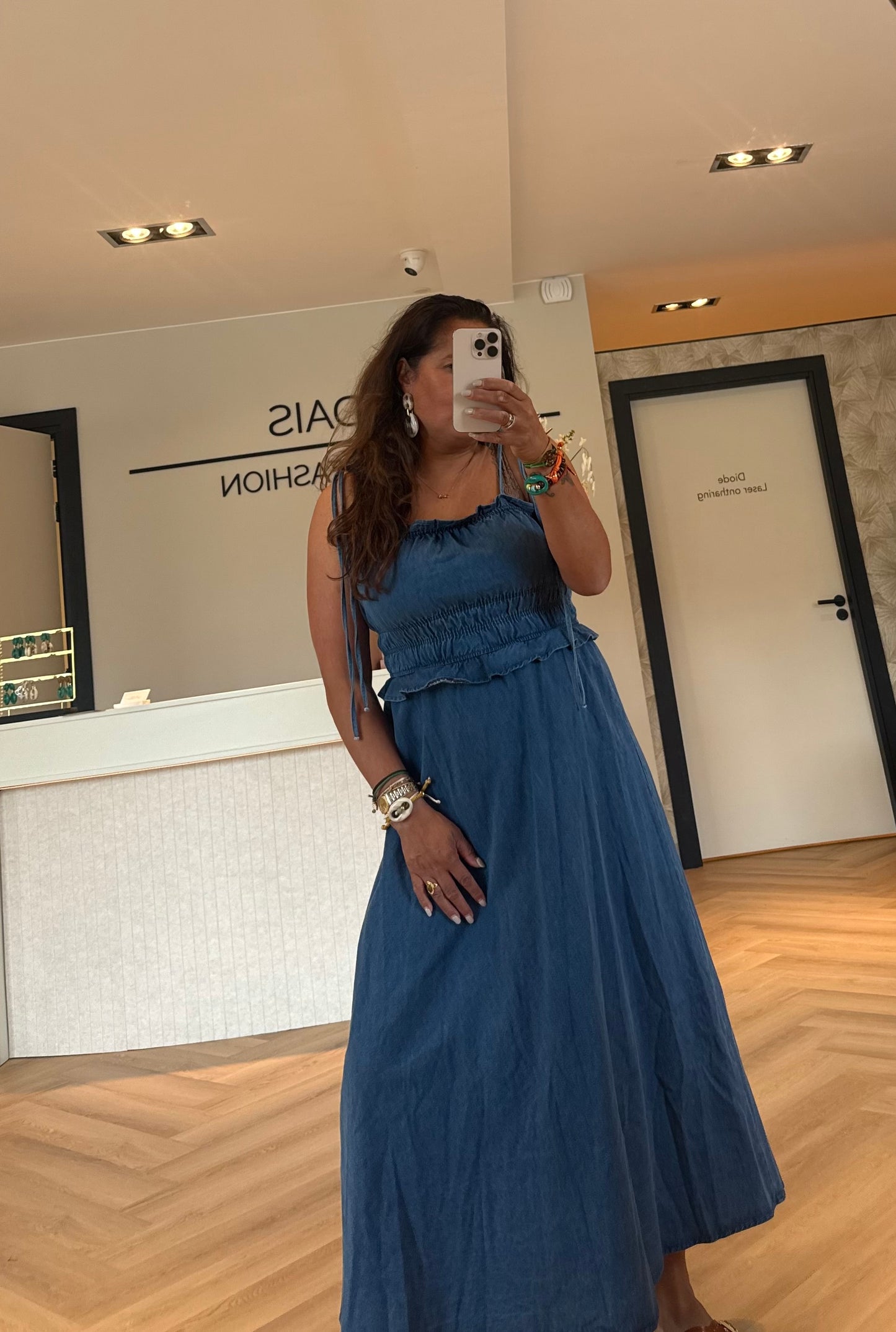 Mila denim dress