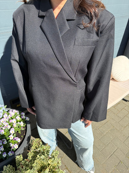 Robin oversized blazer zwart