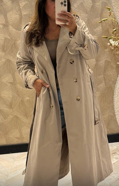 Eva trenchcoat beige