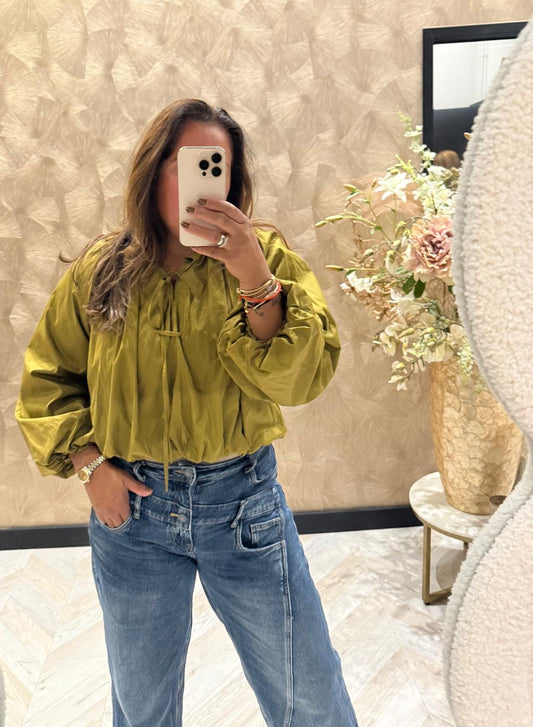 Olive blouse