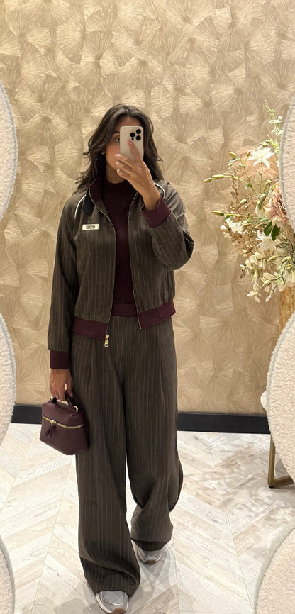 Sandra pak bruin / Burgundy