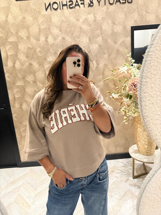 Cherie beige trui