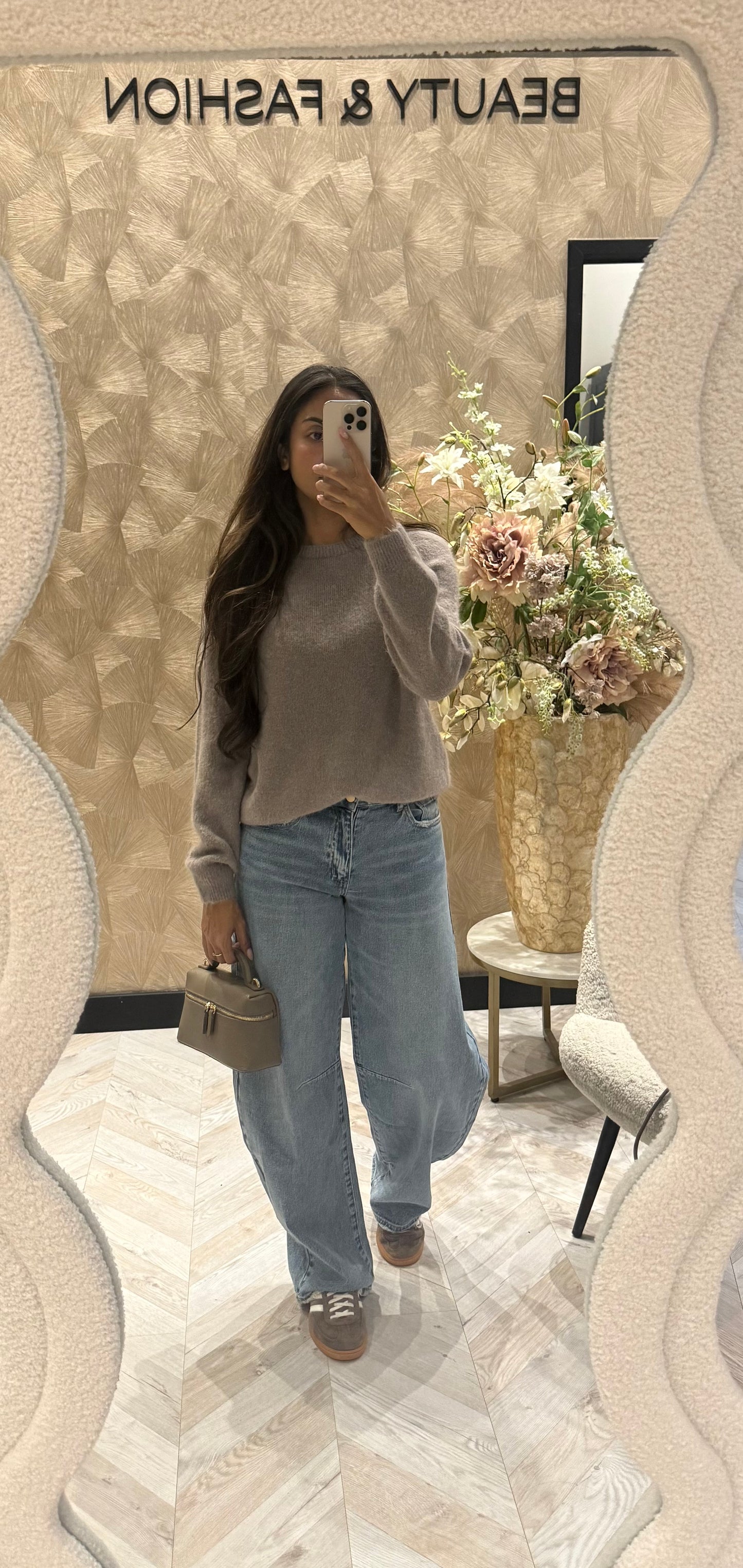 Martine alpaca trui beige  lm