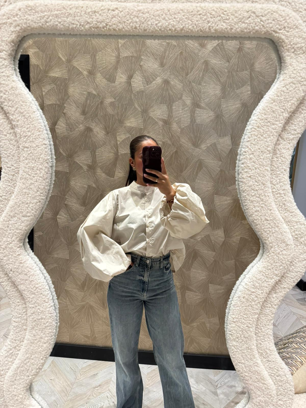 Lisa blouse beige