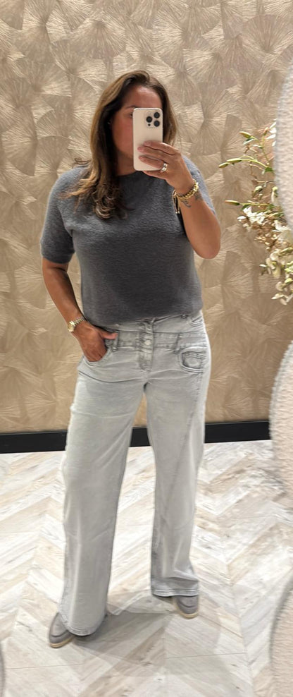 Martine Alpaca antraciet top