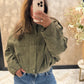 SOPHIE SUEDINE JACKET ARMY
