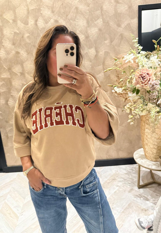 Cherie camel trui