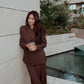Bionda blazer Brown