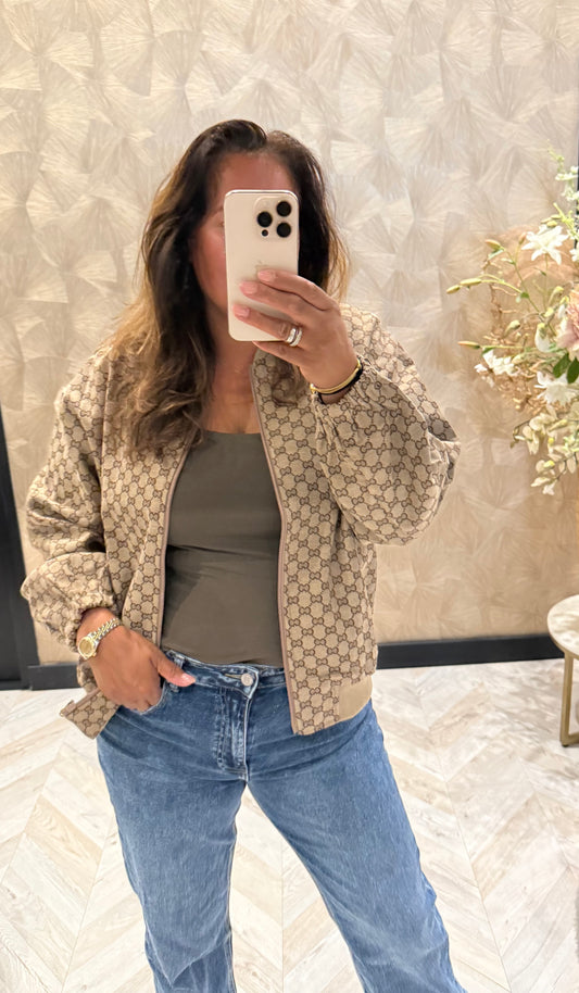 Gaby bomber print