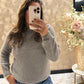 Laura Alpaca taupe trui