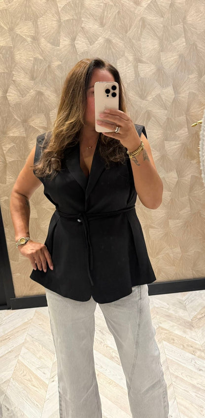 Ambika Zoë zwarte gilet