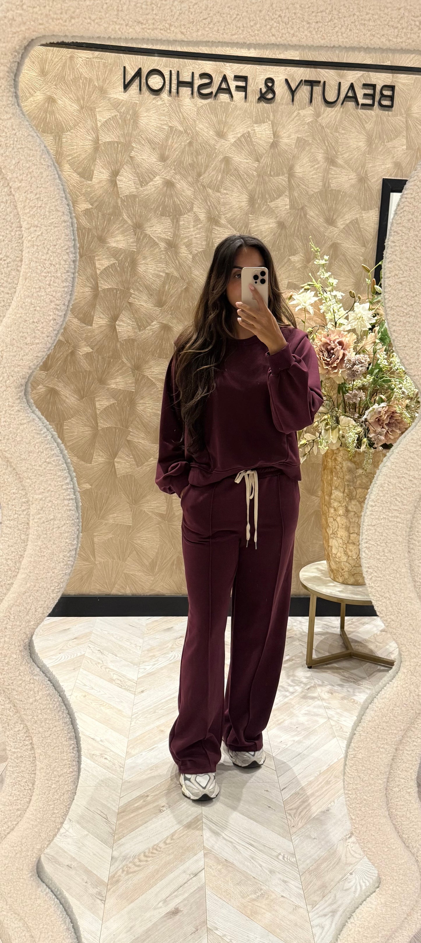 Romy joggingspak bordeau