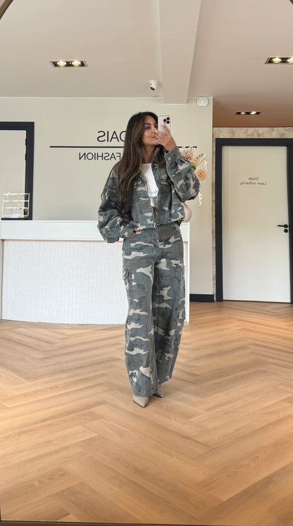 Ambika camouflage bomber