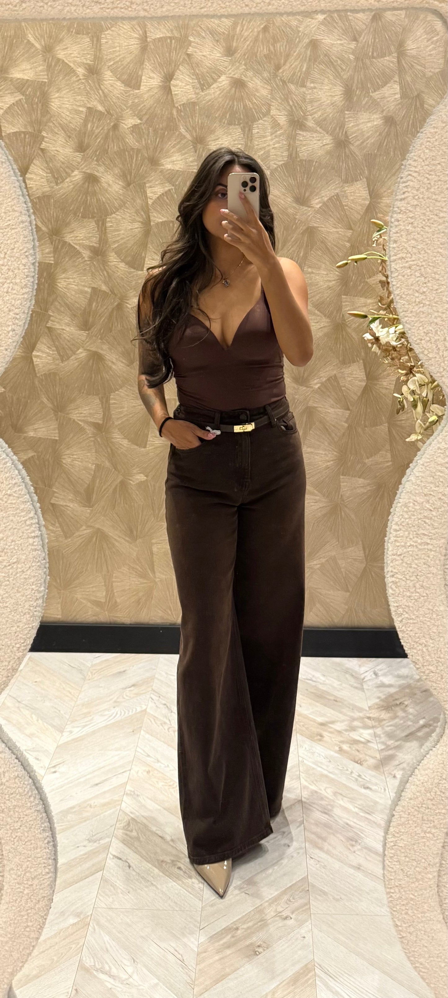 Queensheart Wideleg Brown