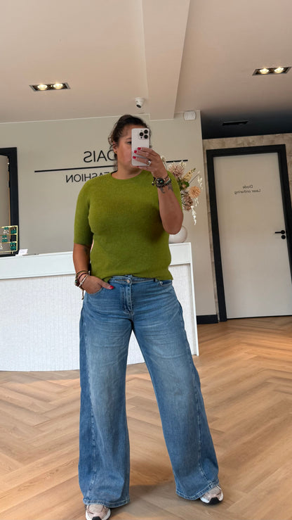 Julie alpaca top Olive