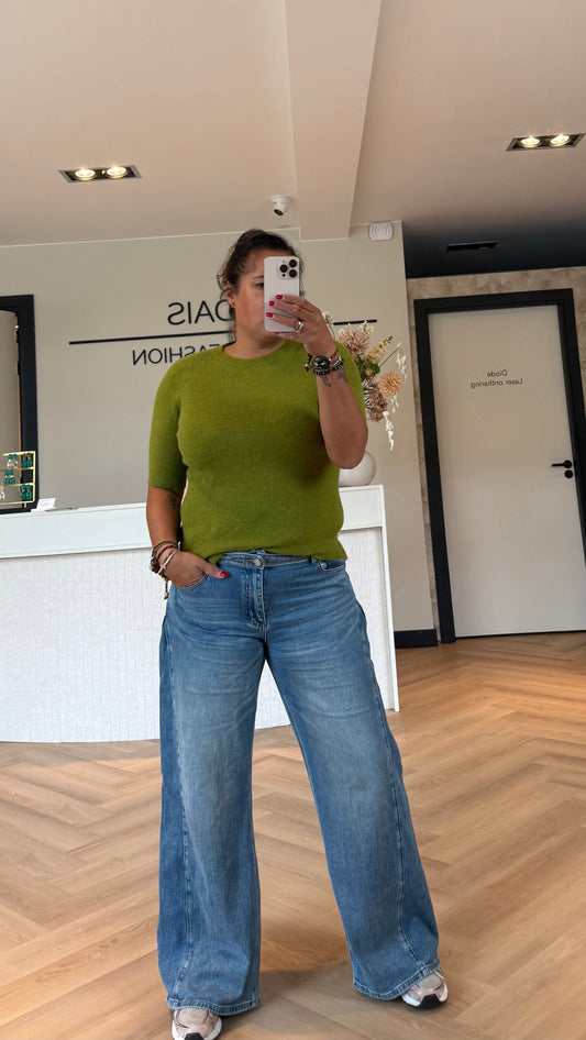 Julie alpaca top Olive