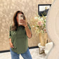 Nienke olijfgroene blouse
