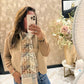 Teddy beige gilet