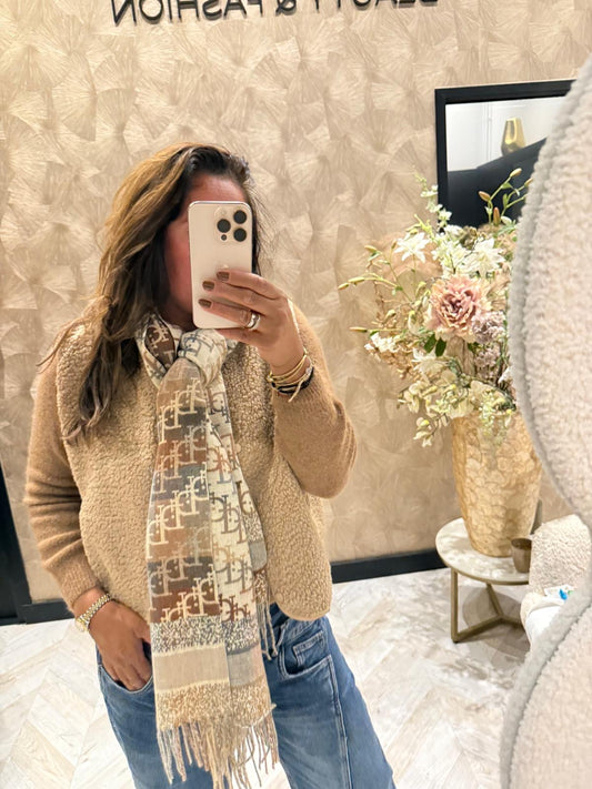 Teddy beige gilet