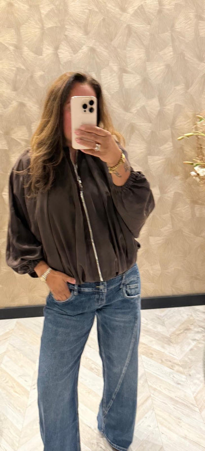 Elina bruine bomberjack