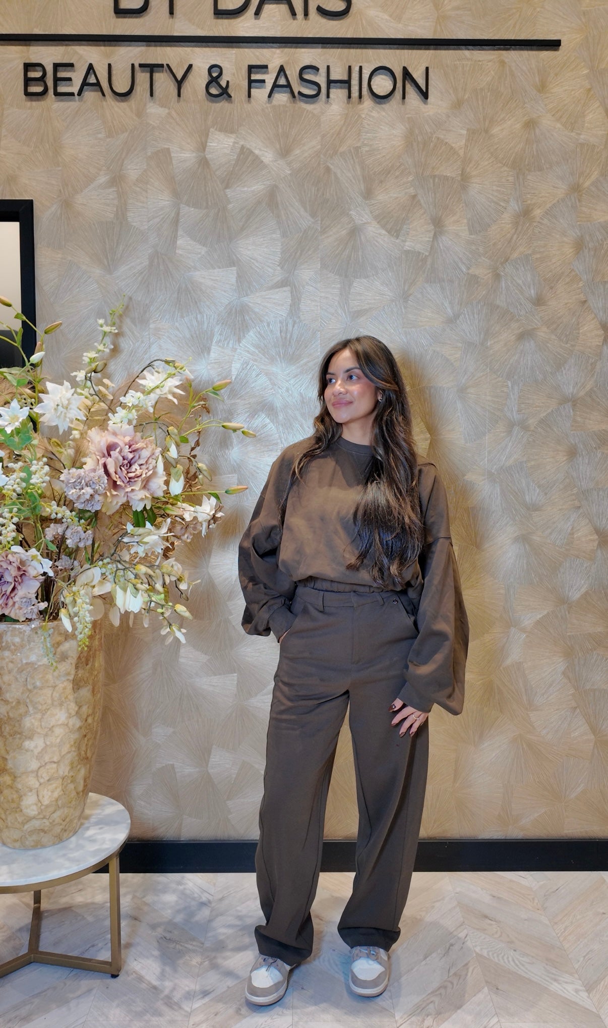 Ambika joggingpak bruin