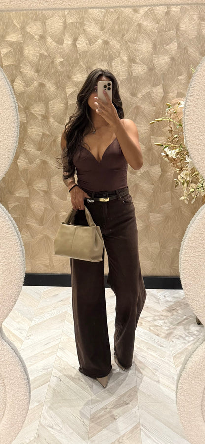 Queensheart Wideleg Brown