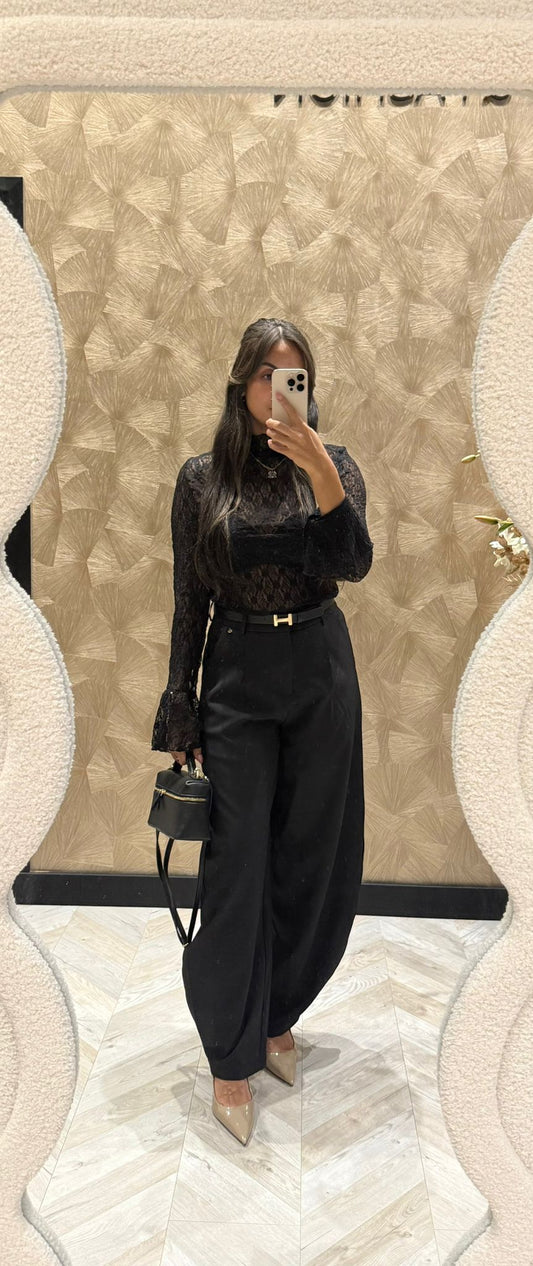 Nina zwarte ballon pantalon