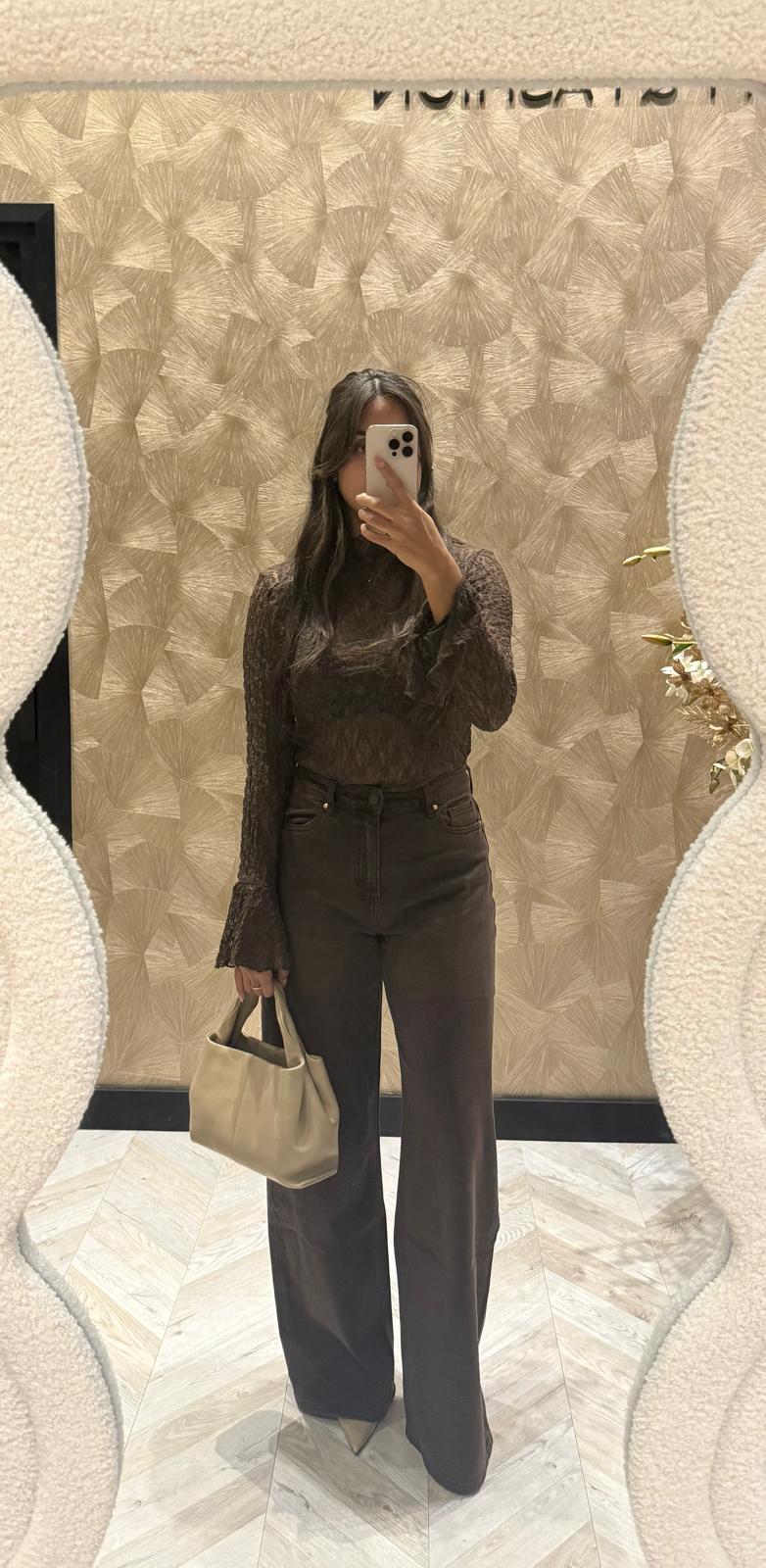 Fenny beige tas echt leder