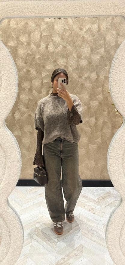 Ambika Romy taupe trui