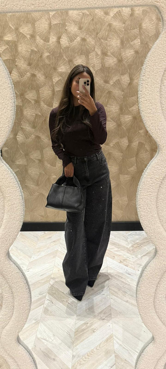 By Swan burgundy top